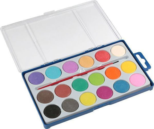 Titanum Set Acuarele 18 Culori Cu Pensulă