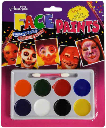 Karneval Face Painting Mehrfarbig