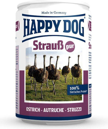 Happy Dog Υγρή Τροφή Σκύλων σε Κονσέρβα με Κρέας χωρίς Σιτηρά 400gr