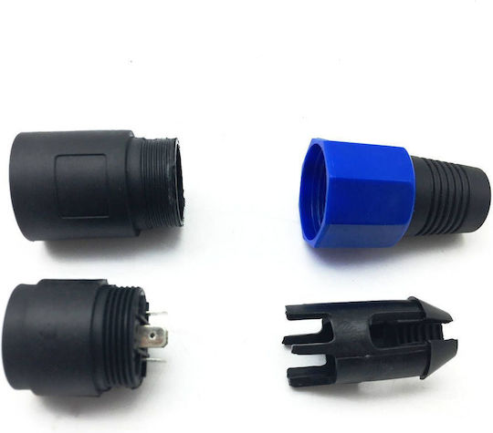 Cobra Speakon Connector 4 Pole Female Plug Βύσμα Θηλυκό Speakon 4 Πόλων Ckx-032