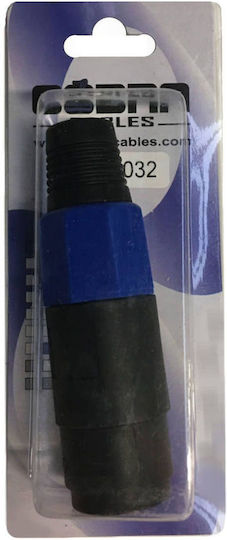 Cobra Speakon Connector 4 Pole Female Plug Βύσμα Θηλυκό Speakon 4 Πόλων Ckx-032