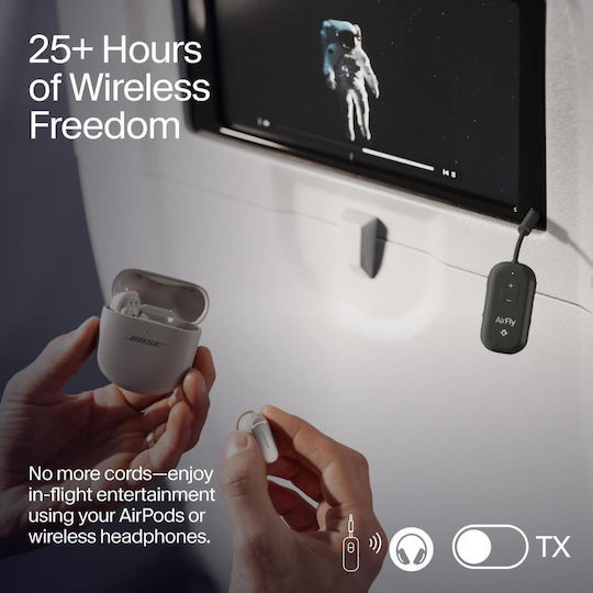 Twelve South Airfly Pro 2 Wireless Transmitter Apple Airpods Wireless Headphones Bt Black Tw-ts-2511