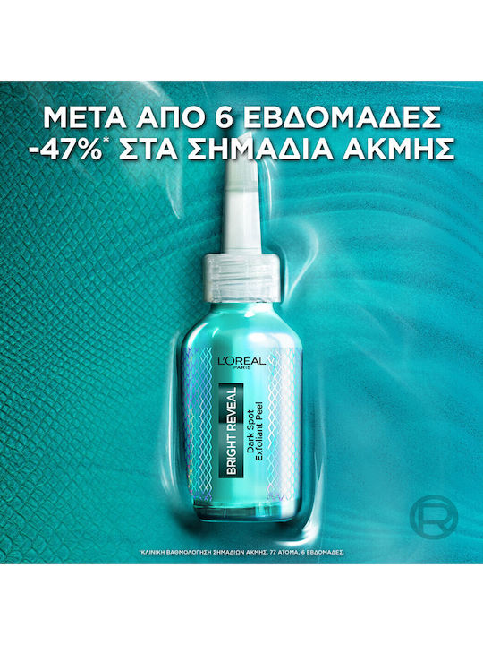 L'oreal Paris Промо Bright Reveal Серум за Лице с Ниацинамид Против Петна 30ml и Пилинг за Лице с Ниацинамид Против Петна 25ml