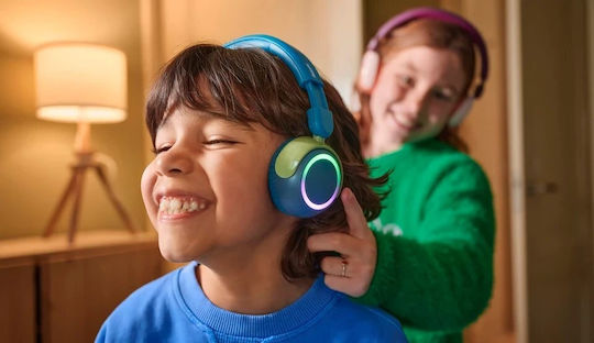 Philips TAK2000CT Безжични / Жични On Ear Слушалки с 2 часа Работа Сини