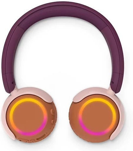 Philips TAK4200MP Wireless / Wired On Ear Headphones with 2 hours of Operation Purple
