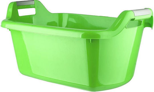 Bol oval cu mânere 35l verde