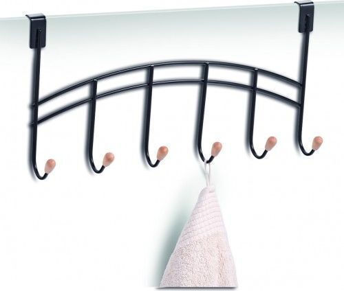 Zeller Door Hook 6 Slots Metallic 41x10x20.5cm