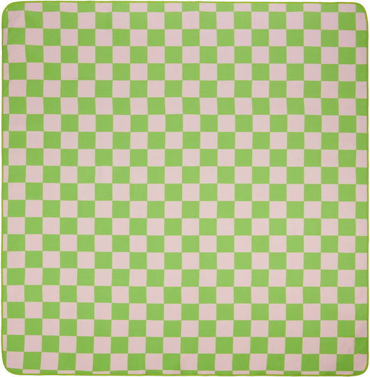 Butlers Get Together Picknickausrüstung Bettdecke Checkers Hellgrünes Hellgrünes Länge 200cm X Breite 200cm