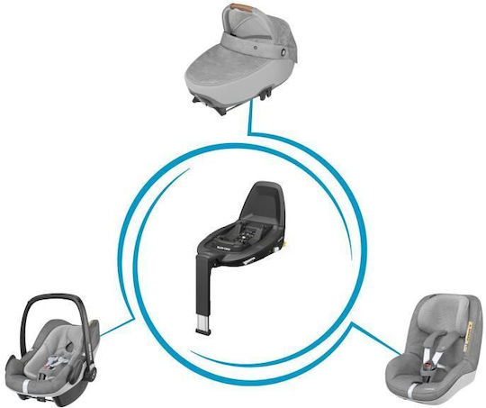 Maxi-Cosi База за бебешка седалка за кола Черен с Isofix Family FIX3 BR75062