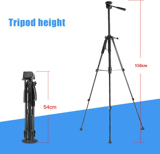 Kamerastative aus Aluminium bis 150cm und Belastbarkeit 3kg