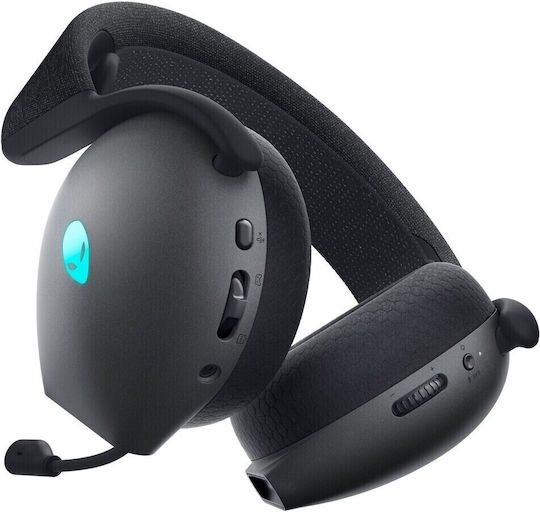 Dell Alienware Tri-Mode Wireless Over Ear Gaming Headset with Connection Bluetooth / USB Dark Side of the Moon