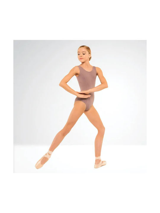 Plie Bodysuit Brown for Ballet