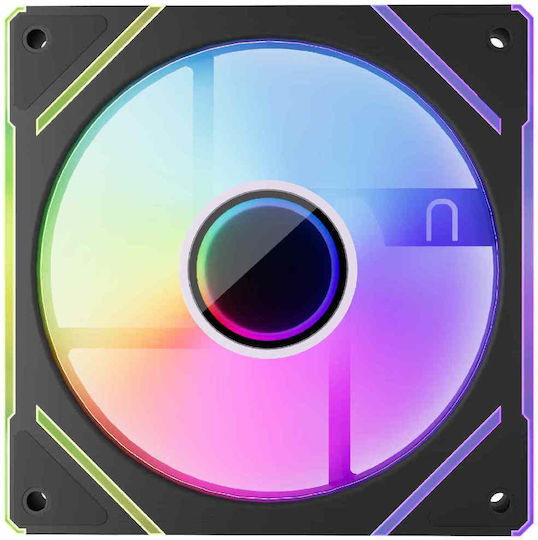 1STPLAYER FC7 Infinity Mirror Gehäuselüfter 120mm (47,65 cfm) mit ARGB Beleuchtung und Verbindung 4-Pin PWM