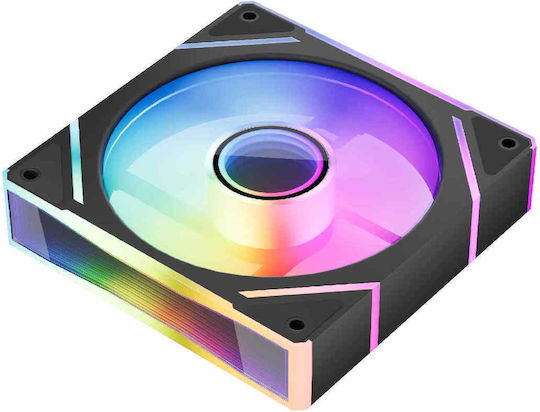 1STPLAYER FC7 Infinity Mirror Gehäuselüfter 120mm (47,65 cfm) mit ARGB Beleuchtung und Verbindung 4-Pin PWM