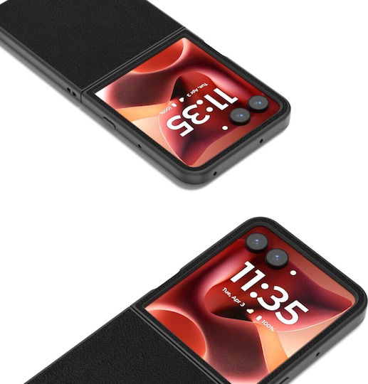 Abeel Back Cover Leather / Plastic Black (Motorola Razr 60 Ultra 5G, ABEEL)