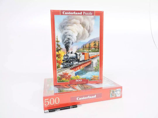Train Crossing Puzzle 2D 500 Pieces