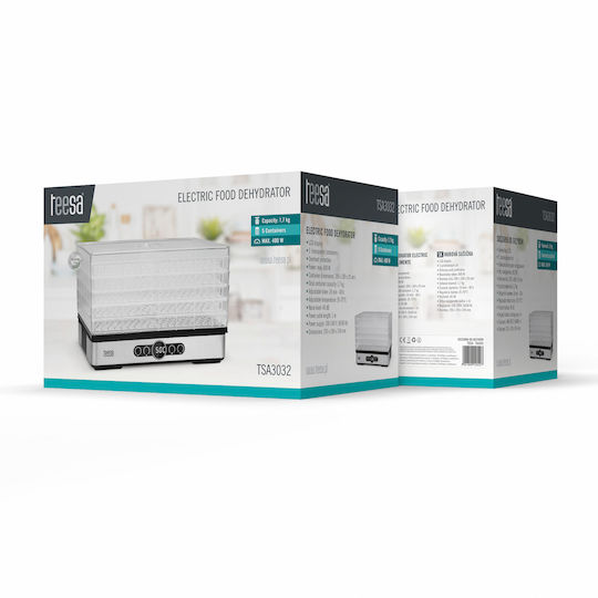 Lech Food Dehydrator With 5 Shelves And Adjustable Temperature 35-70°C