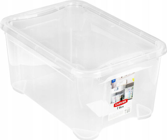 Transparente T-Box XS 14l 26,5x38x19cm Deckel