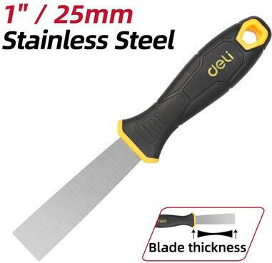 Deli Spatula Inox 210x25mm with Plastic Handle DL-HD1