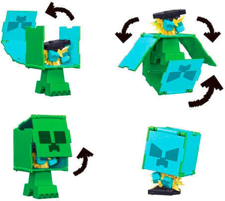 Action Figure Minecraft Minecraft 9.5cm. (Various Designs/Assortments of Designs) 1pc