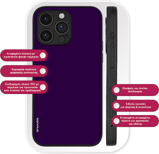 Sonique Colorbloc Series Case Google Pixel 8a 5g Purple