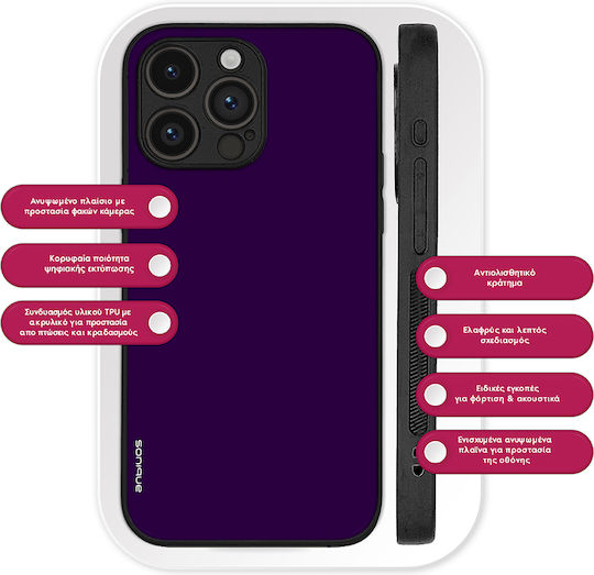 Sonique Colorbloc Series Case Realme Note 60 4g Purple