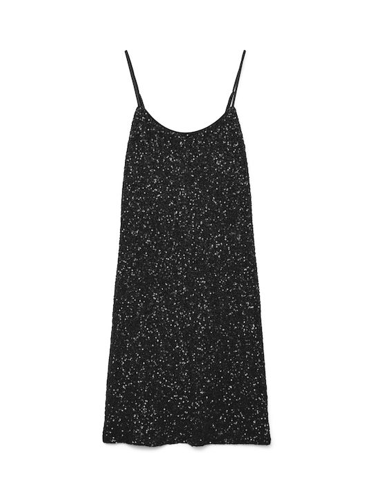 Something Summer Mini Evening Dress Black