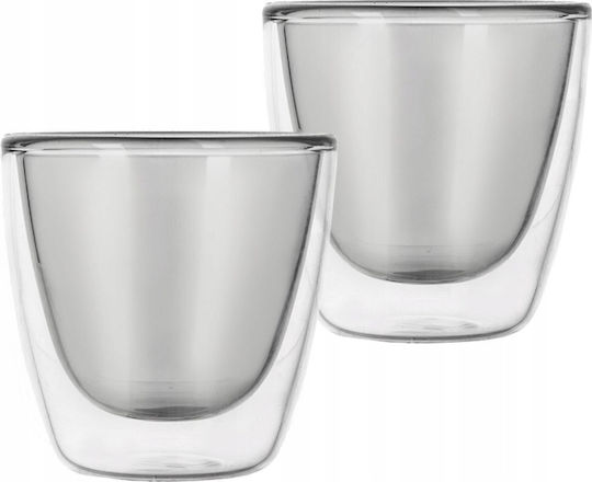 Orion Becher Kunststoff Transparent 90ml 2Stück
