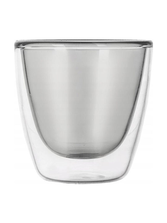 Orion Mug Plastic Transparent 90ml 2pcs