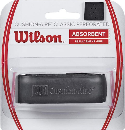 Wilson Cushion Aire Classic Perforated Заменяема ръкохватка Черен 1броя
