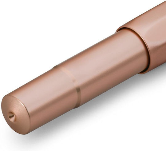 Kaweco Al Sport Πένα Γραφής Extra Broad Ροζ από Αλουμίνιο με Μπλε Μελάνι