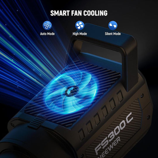 Lumină COB 300W RGB Cu Luminozitate 29000 Lux