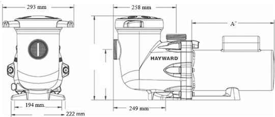 Hayward Hayward Pool Water Pump 3 Hp 380 V Tristar
