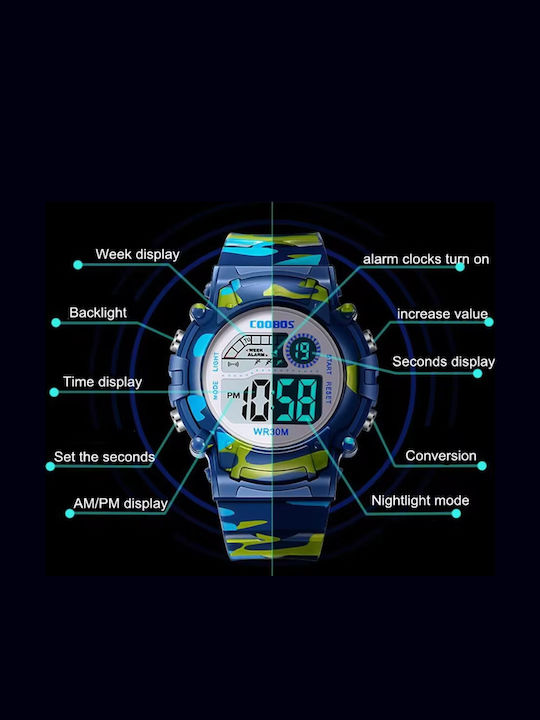 Amalfi Kinderuhr Blau