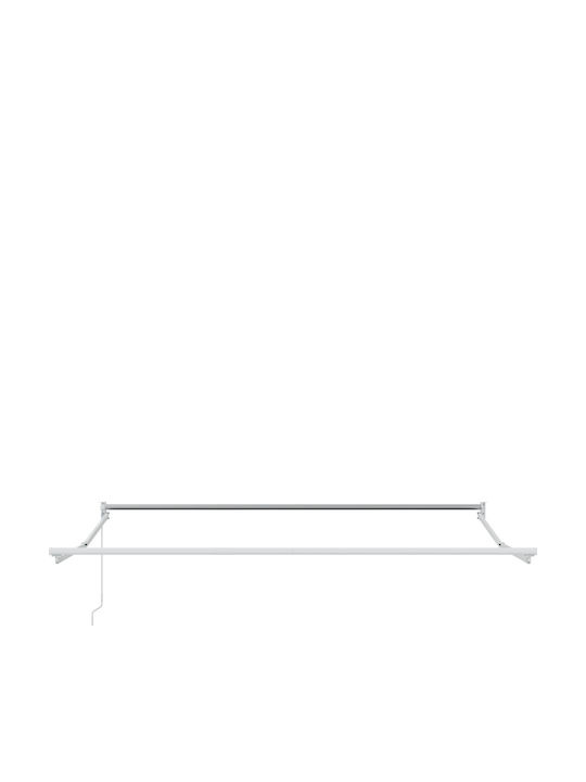 vidaXL Terrace Wall Tent Orange 3x2.5cm