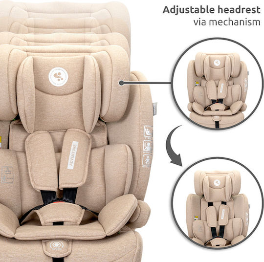 Lorelli Adventure Baby Car Seat i-Size Black 9-36 kg