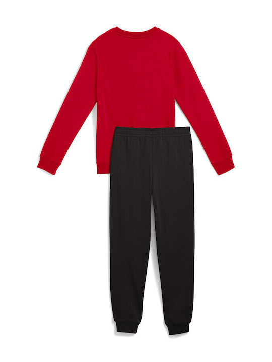 Kids Sweatpants Set Red 2pcs Jr Ess