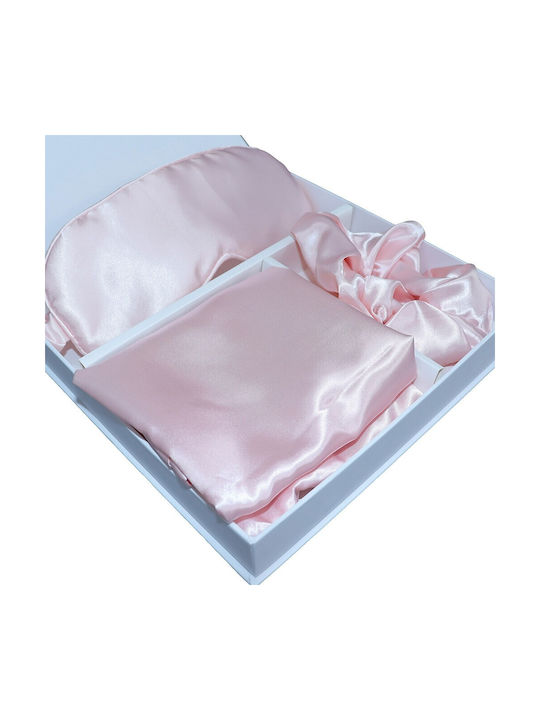 Melinen Pure Pillowcase Set with Envelope Cover Rose 50x70cm.