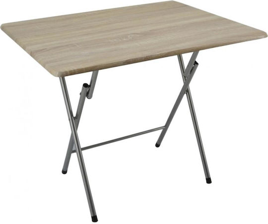 Tisch Zusammenklappbar 90x70x71cm Natural