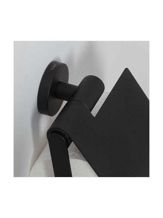 TIGER Wandmontiert Papierhalter Schwarz