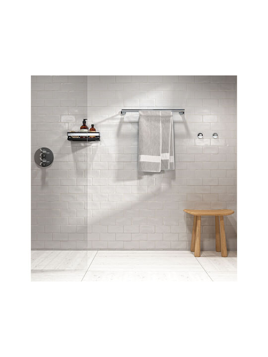 TIGER Single Wall-Mounted Bathroom Hook ​3.2x4.9cm Silver