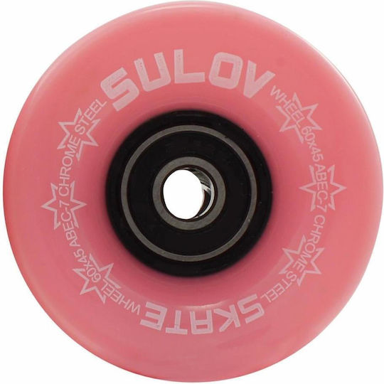 Set 4 Sulov Skateboard Wheels Pastel Pink