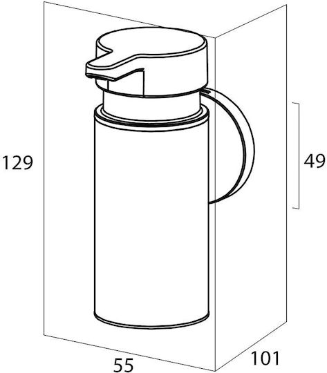 TIGER Spender Kunststoff Silber 135ml