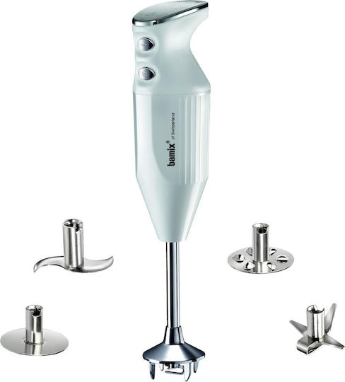 Bamix Maxx Ραβδομπλέντερ με Ανοξείδωτη Ράβδο 350W Λευκό