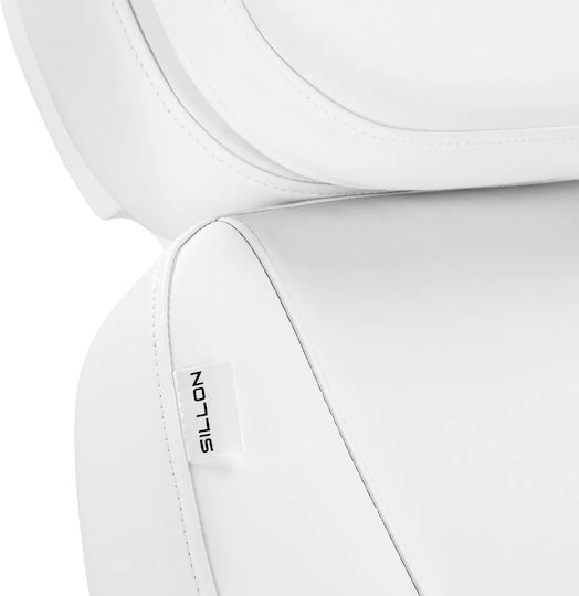 Activeshop Καρέκλα Αισθητικής Λευκή με Ρυθμιζόμενο Ύψος και Ηλεκτρική Ανύψωση