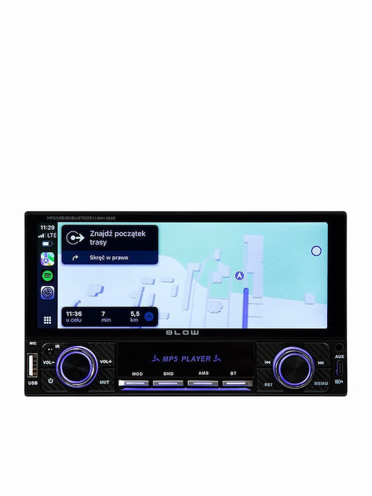 Blow Car Audio System 2 DIN Bluetooth USB Wi-Fi GPS Apple CarPlay Android Auto with 7 Inch Touch Screen