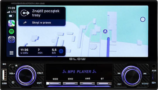 Blow Ηχοσύστημα Αυτοκινήτου 2 DIN (Bluetooth/USB/WiFi/GPS/Apple-Carplay/Android-Auto) με Οθόνη Αφής 7"