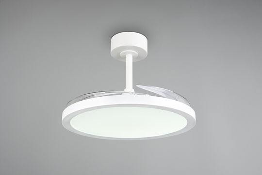 Trio Lighting Kasfjord 106cm Ceiling Fan with Light Fixture White