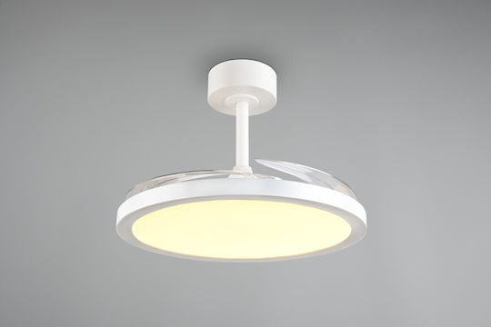 Trio Lighting Kasfjord 106cm Ceiling Fan with Light Fixture White