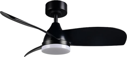 Trio Lighting Helsinki 90cm Mit Leuchte Schwarz